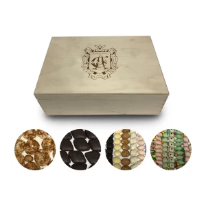 Cassetta in legno con Dolci Natalizi